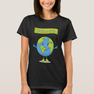 Tag der Erde 2023 Frieden Retten Bienen Rette Tier T-Shirt