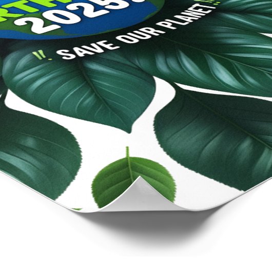 Tag der Erde 2025 Poster (Ecke)