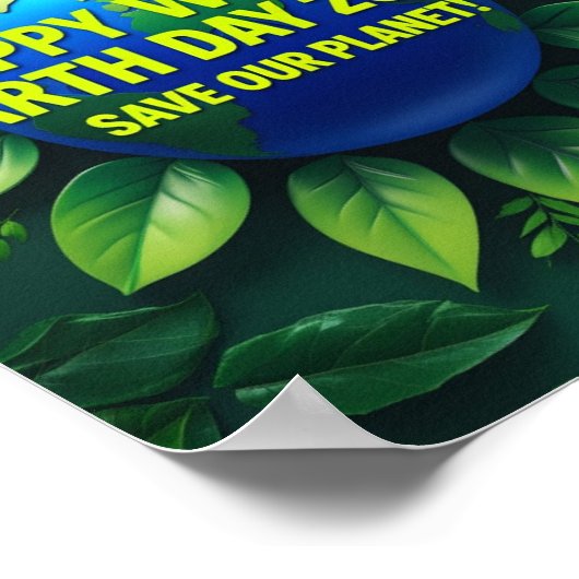Tag der Erde 2025 Poster (Ecke)
