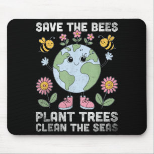 Tag der Erde 2025 rettet Bienen, pflanzt Bäume, re Mousepad