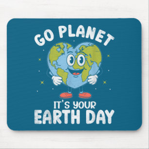 Tag der Erde 2026 geh Planet Erde Tag Männer Fraue Mousepad
