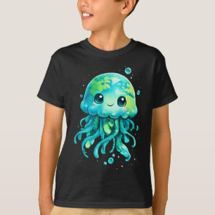 Tag der Erde 2026 Quallen Kunst  T-Shirt