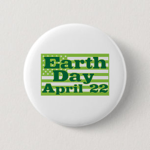 Tag der Erde am 22. April Button