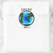 Tag der Erde - Aufkleber (Tasche)