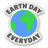 Tag der Erde Aufkleber (Vorderseite)