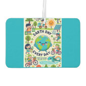 Tag der Erde Autolufterfrischer (Rückseite)