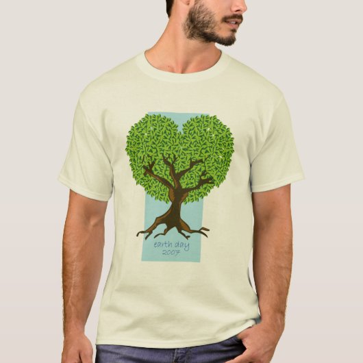 Tag der Erde-Baum T-Shirt (Vorderseite)