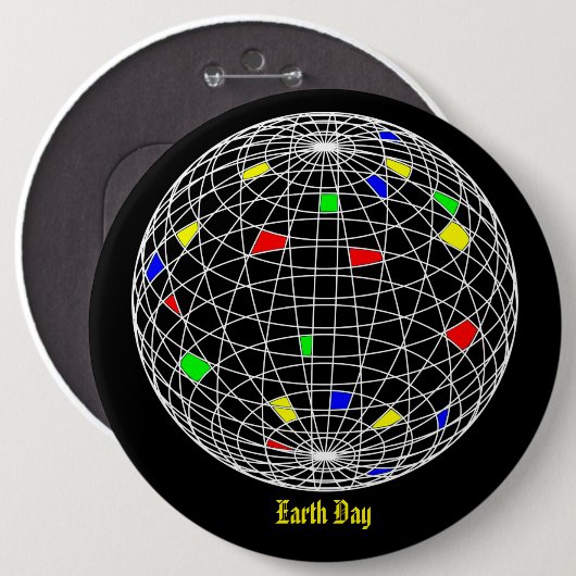 Tag der Erde Button (Vorne & Hinten)