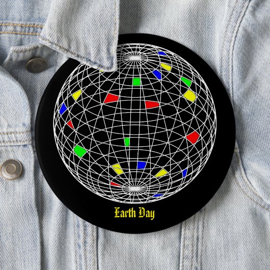 Tag der Erde Button (Beispiel)