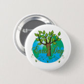 Tag der Erde Button (Vorne & Hinten)