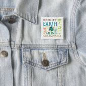 Tag der Erde Button (Beispiel)