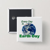 Tag der Erde Button (Vorne & Hinten)