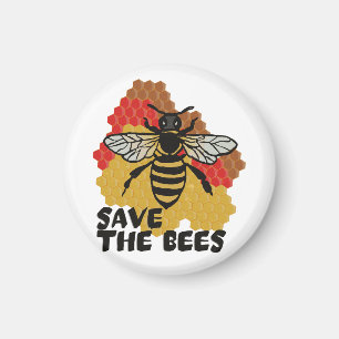 Tag der Erde, die Bienen Gerettet Magnet