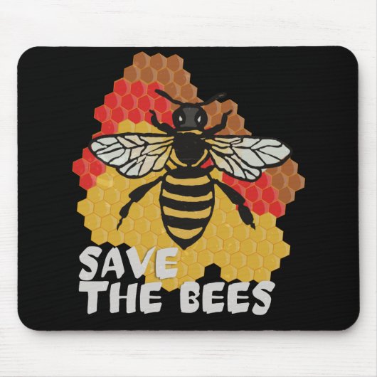 Tag der Erde, die Bienen Gerettet Mousepad (Vorne)