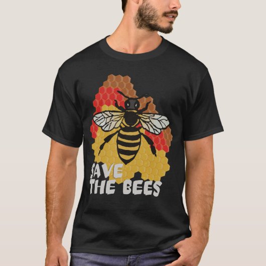Tag der Erde, die Bienen Gerettet T-Shirt (Vorderseite)