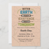 Tag der Erde Einladung (Vorderseite)
