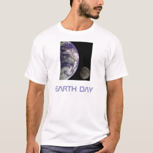 Tag der Erde - Erde und Mond T-Shirt