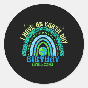 Tag der Erde Es ist mein B-Erde-Tag-Shirt Earthday Runder Aufkleber