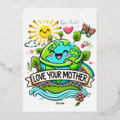 Tag der Erde Folieneinladung (Rückseite)