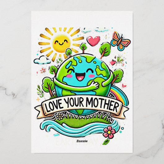 Tag der Erde Folieneinladung (Rückseite)