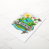 Tag der Erde Folieneinladung (Gedreht)