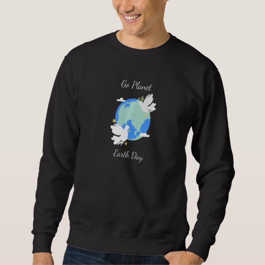 Tag der Erde für den Frieden Sweatshirt (Vorderseite)
