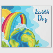 Tag der Erde Geschenkpapier (Flach)