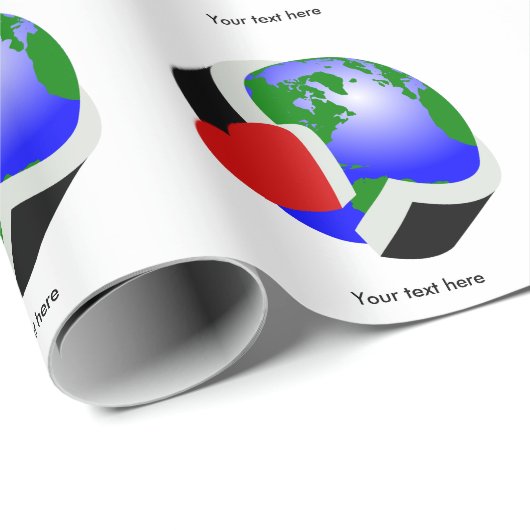 Tag der Erde Geschenkpapier (Rolleneckpunkt)