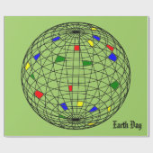 Tag der Erde Geschenkpapier (Flach)