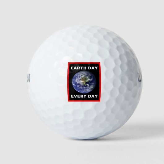 Tag der Erde Golfball (Vorderseite)