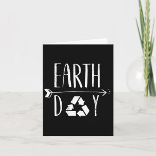 Tag der Erde Jahrestag Süße Vintage Recycling Karte