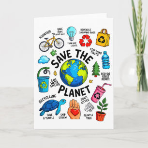 Tag der Erde jeden Tag Es gibt keinen Planeten B R Karte