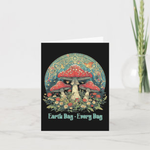 Tag der Erde Jeden Tag Groovy Red Mushroom Arbour Karte