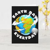 Tag der Erde jeden Tag  Karte (Gelbe Blume)