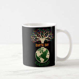 Tag der Erde jeden Tag Planeten-Jubiläum Natur Bau Kaffeetasse
