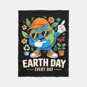 Tag der Erde jeden Tag, rette den Planeten, Dabbin Fleecedecke