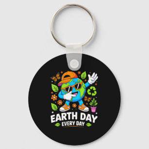 Tag der Erde jeden Tag, rette den Planeten, Dabbin Schlüsselanhänger