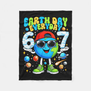 Tag der Erde jeden Tag sechs sieben 67 Planeten-Ju Fleecedecke