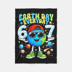 Tag der Erde jeden Tag sechs sieben 67 Planeten-Ju Fleecedecke