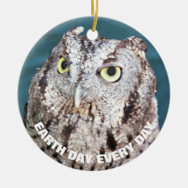 Tag der Erde Jeden Tag Western schreien Owl Keramik Ornament