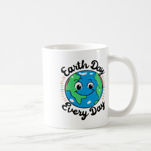 Tag der Erde Jeder Umweltschutz Kaffeetasse