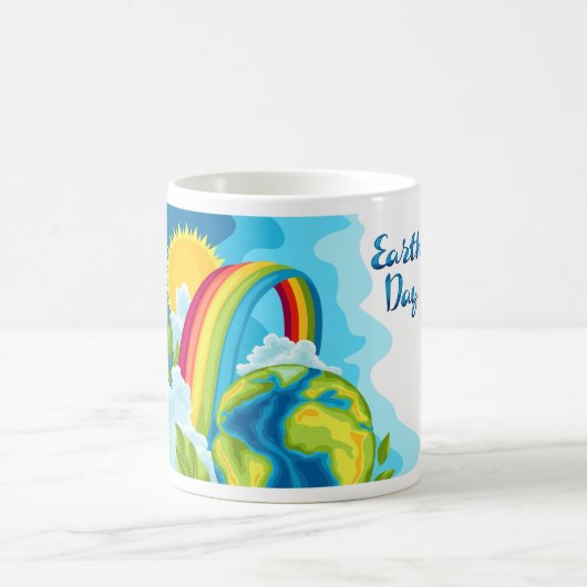 Tag der Erde Kaffeetasse (Mittel)