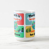 Tag der Erde Kaffeetasse (Mittel)