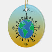 Tag der Erde Keramikornament (Links)