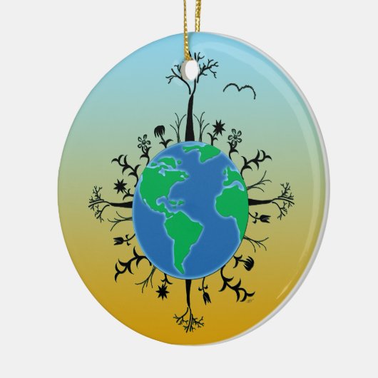 Tag der Erde Keramikornament (Links)