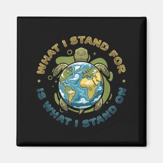 Tag der Erde Klimawandel Bewusstsein Umwelt Magnet (Vorne)