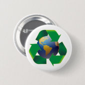 Tag der Erde! - Knopf Button (Vorne & Hinten)
