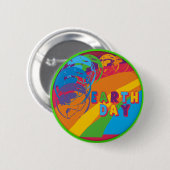 Tag der Erde-Knöpfe Button (Vorne & Hinten)