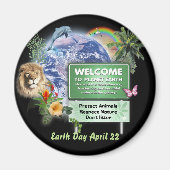 Tag der Erde Magnet (Vorne)