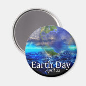 Tag der Erde Magnet (Vorderseite/Rückseite)